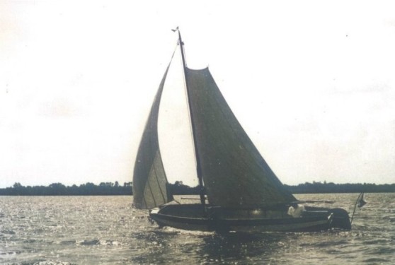 My father's boat in the early 1970s